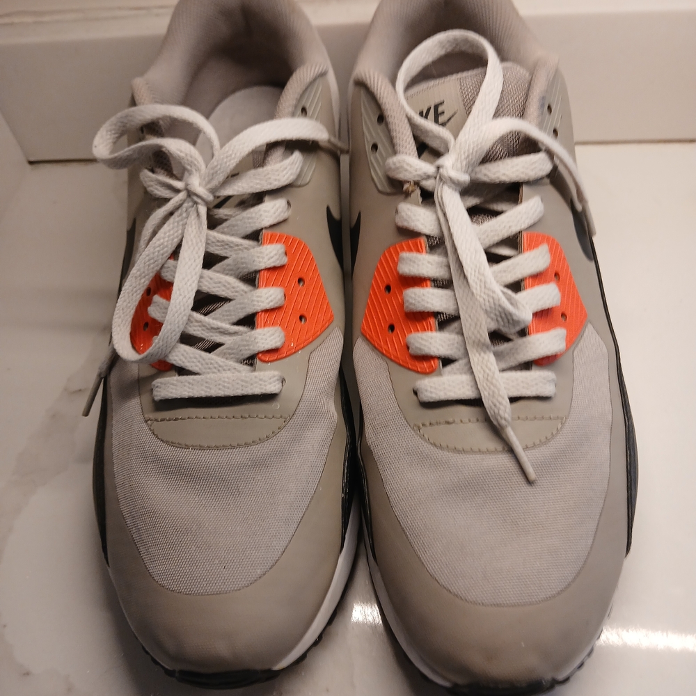 Nike AIR MAX 90 HyPerfuse Sneakers Mens 11.5 "Cobblestone" Lava - Picture 2 of 4